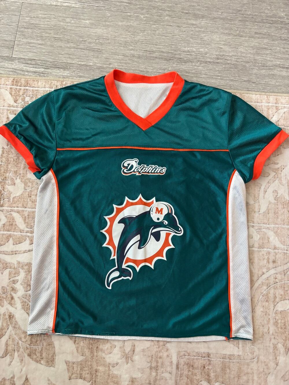 Vintage Miami Dolphins Reversible NFL Flag Football Jersey